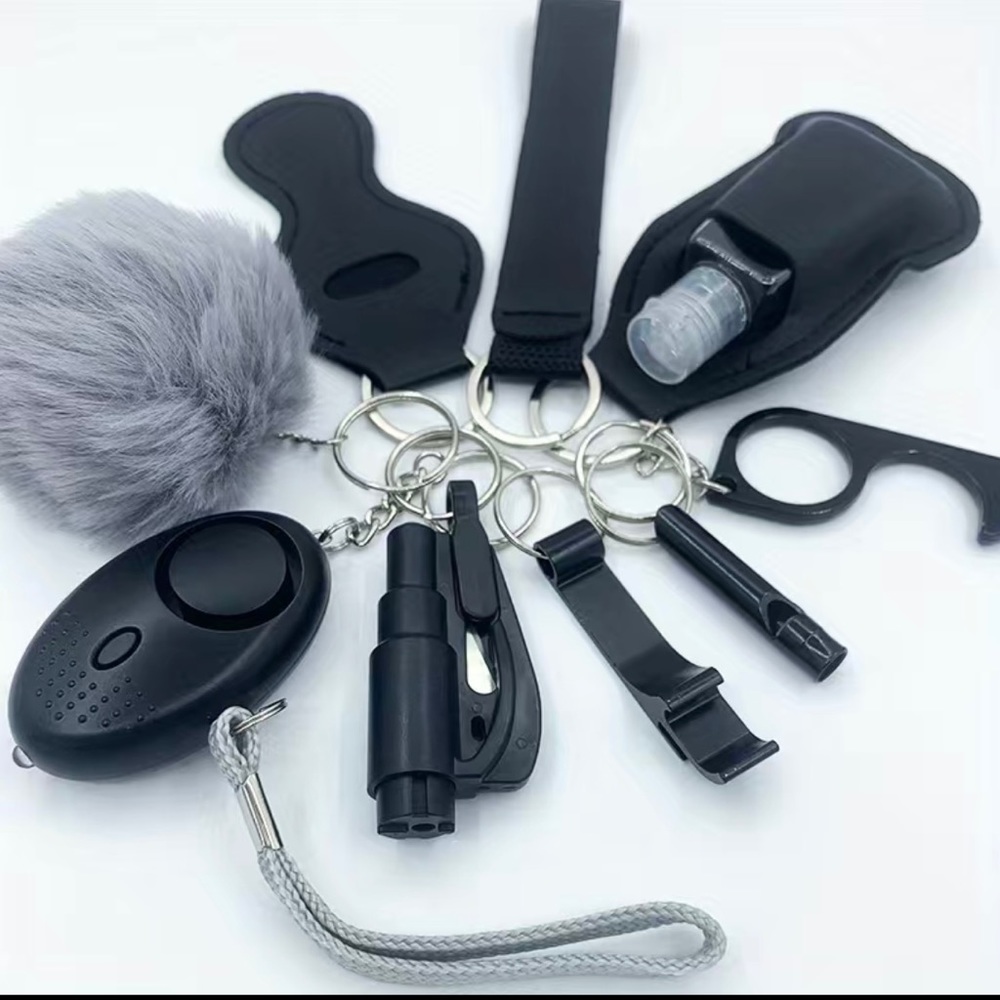 10-Piece Women's Safety Keychain Set:
